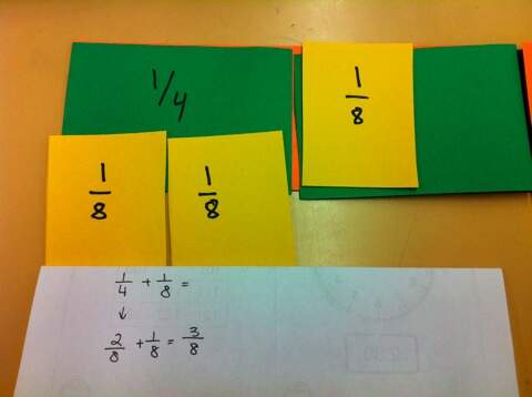 fracoes papel4   Ensinando Frações de Forma Divertida   matematica e numeros  | Atividades para Educacao Infantil