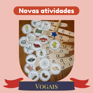 atividades para ensinar as vogais para as crianças utilizando materiais alternativos