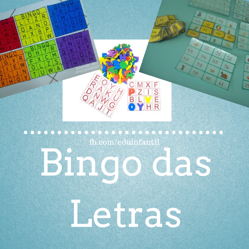 Bingo das Letras - Atividades para Educação Infantil