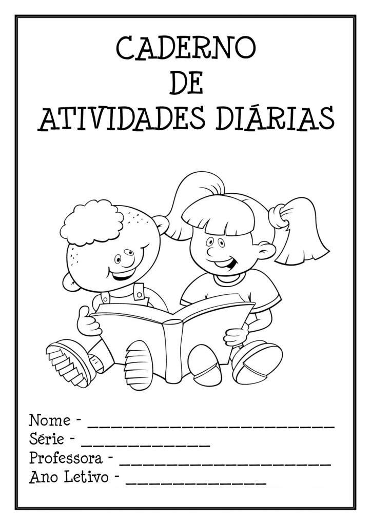 abertura caderno ATIVIDADES DIARIAS