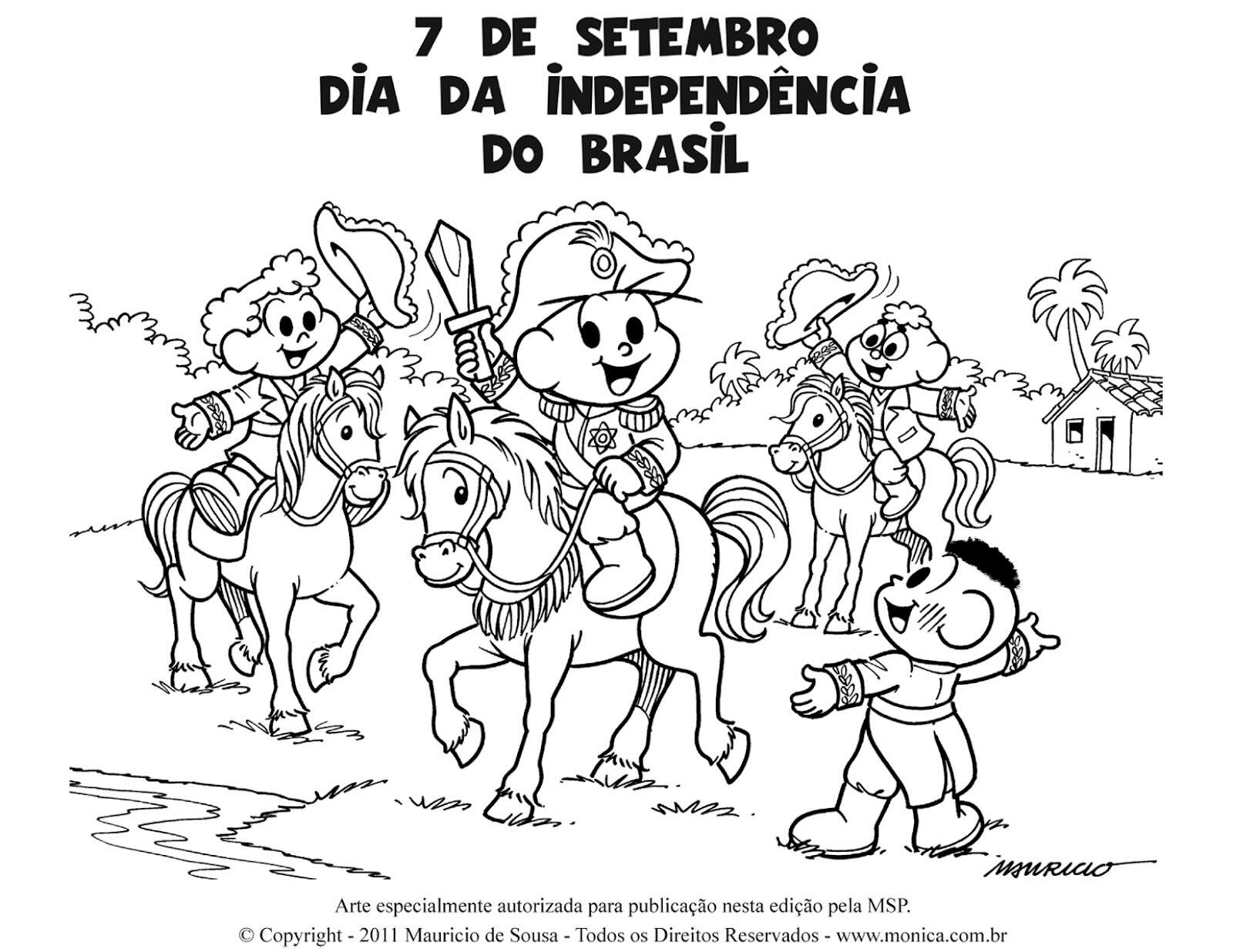 independencia-brasil-colorir1 - Atividades para Educação Infantil