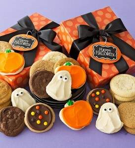 caixinha e biscoitos para halloween