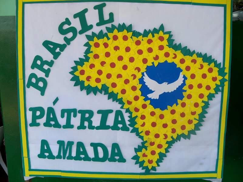 mural brasil patria amara
