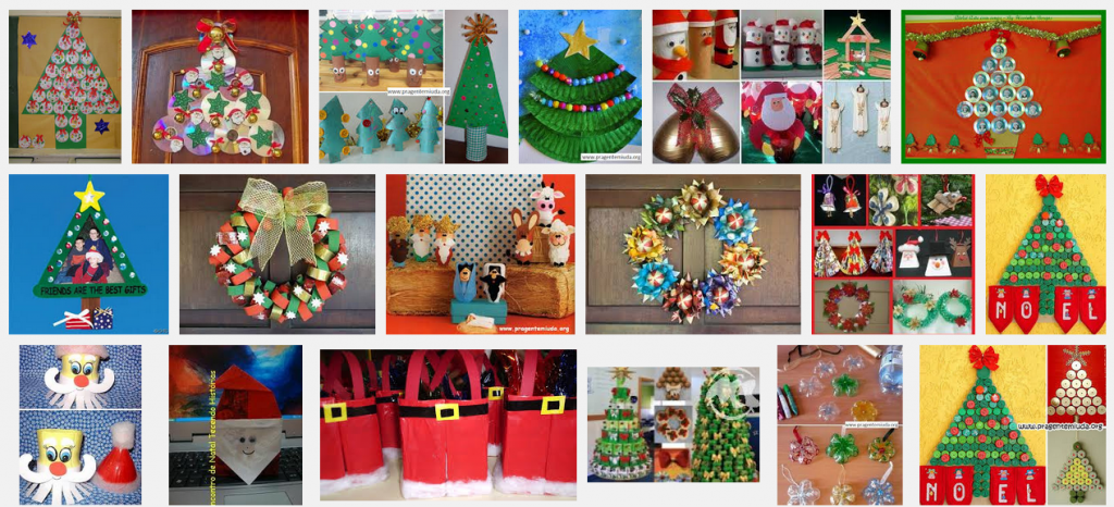 Atividades com materiais reciclados para o Natal - Atividades para Educação Infantil Atividades com materiais reciclados para o Natal - Atividades para Educação Infantil