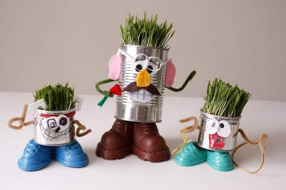 reciclagem latas de metal