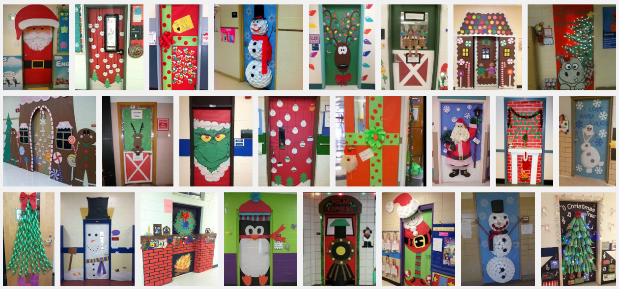 portas decoradas natal - Atividades para Educação Infantil